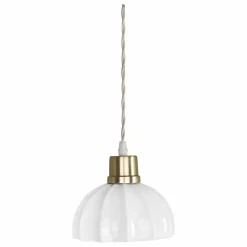 Suspension opale Doris | Blanc