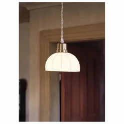 Suspension opale Doris | Blanc