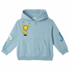Sweat à Capuche Soleil | Bleu pâle