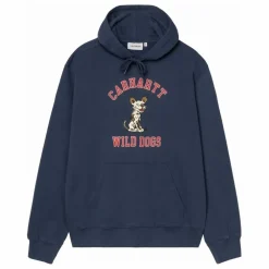 Sweat à capuche Wild Dog | Bleu foncé