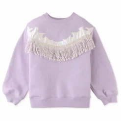 Sweat à Franges | Lilas