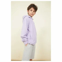 Sweat A Capuche Garçon Coton Bio | Lilas