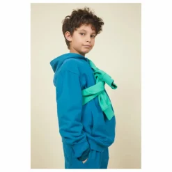Sweat A Capuche Garçon Coton Bio | Bleu azur