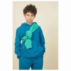 Sweat A Capuche Garçon Coton Bio | Bleu azur