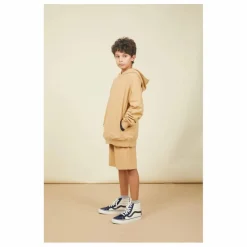 Sweat A Capuche Garçon Coton Bio | Beige
