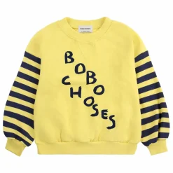 Sweat Abeille Coton Bio | Jaune