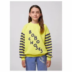 Sweat Abeille Coton Bio | Jaune