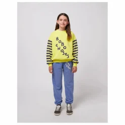 Sweat Abeille Coton Bio | Jaune