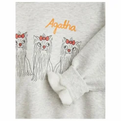 Sweat Agatha Coton Bio | Gris chiné