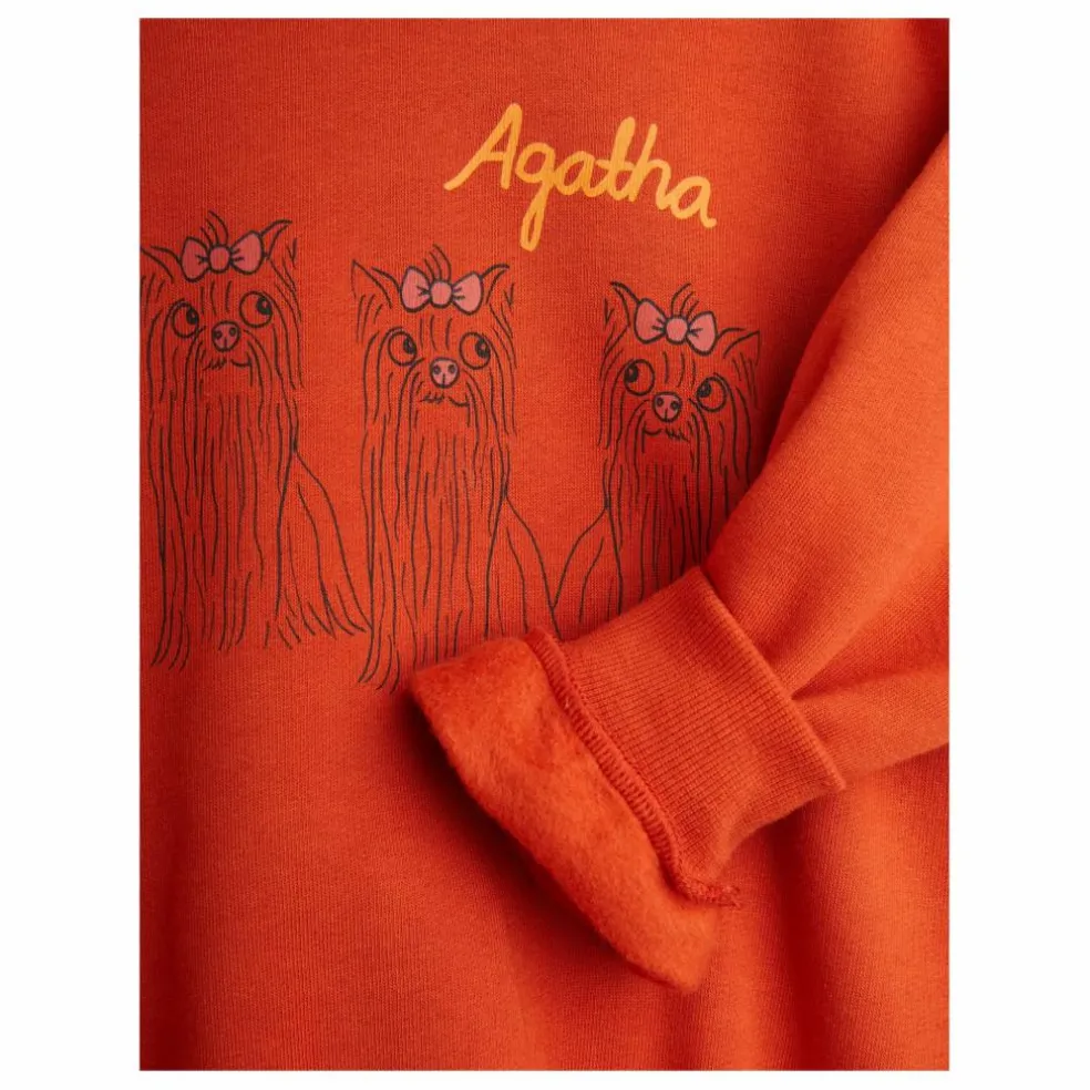 Sweat Agatha Coton Bio | Rouge
