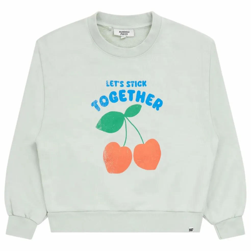 Sweat Alba Coton Bio | Vert céladon
