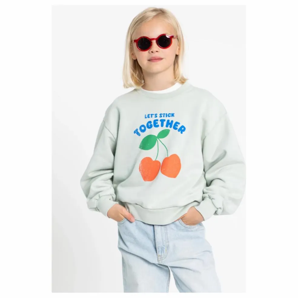 Sweat Alba Coton Bio | Vert céladon