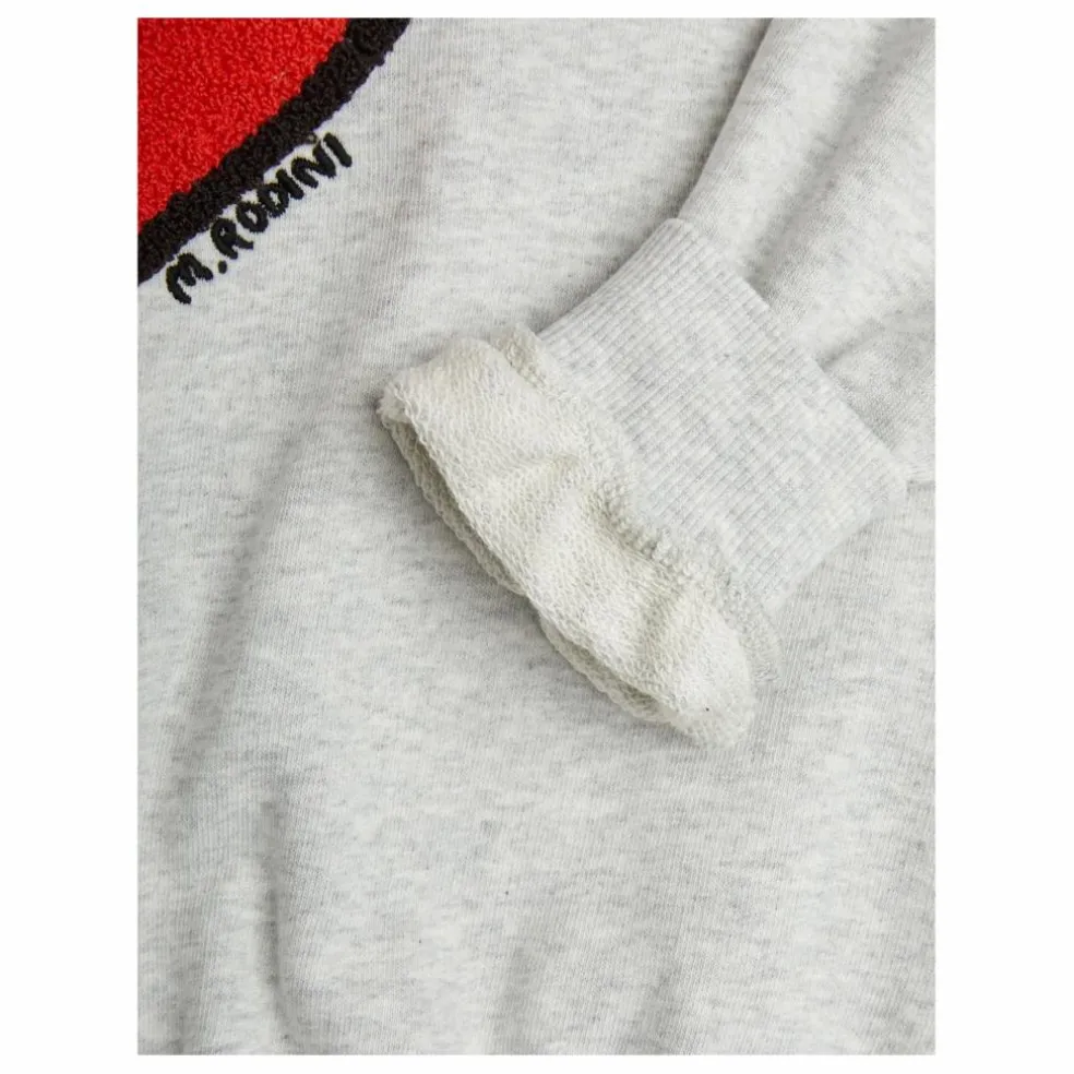 Sweat Arrowed Heart Coton | Gris chiné