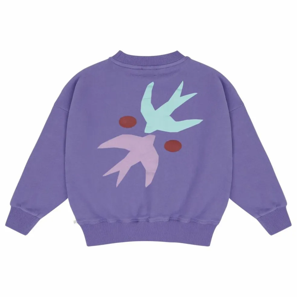 Sweat Art Bird Coton Bio | Violet