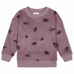 Sweat Bart Mûres Velours Coton Bio | Mauve