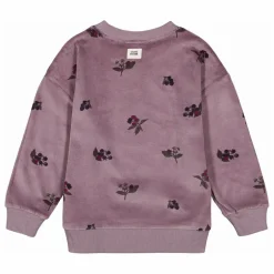 Sweat Bart Mûres Velours Coton Bio | Mauve