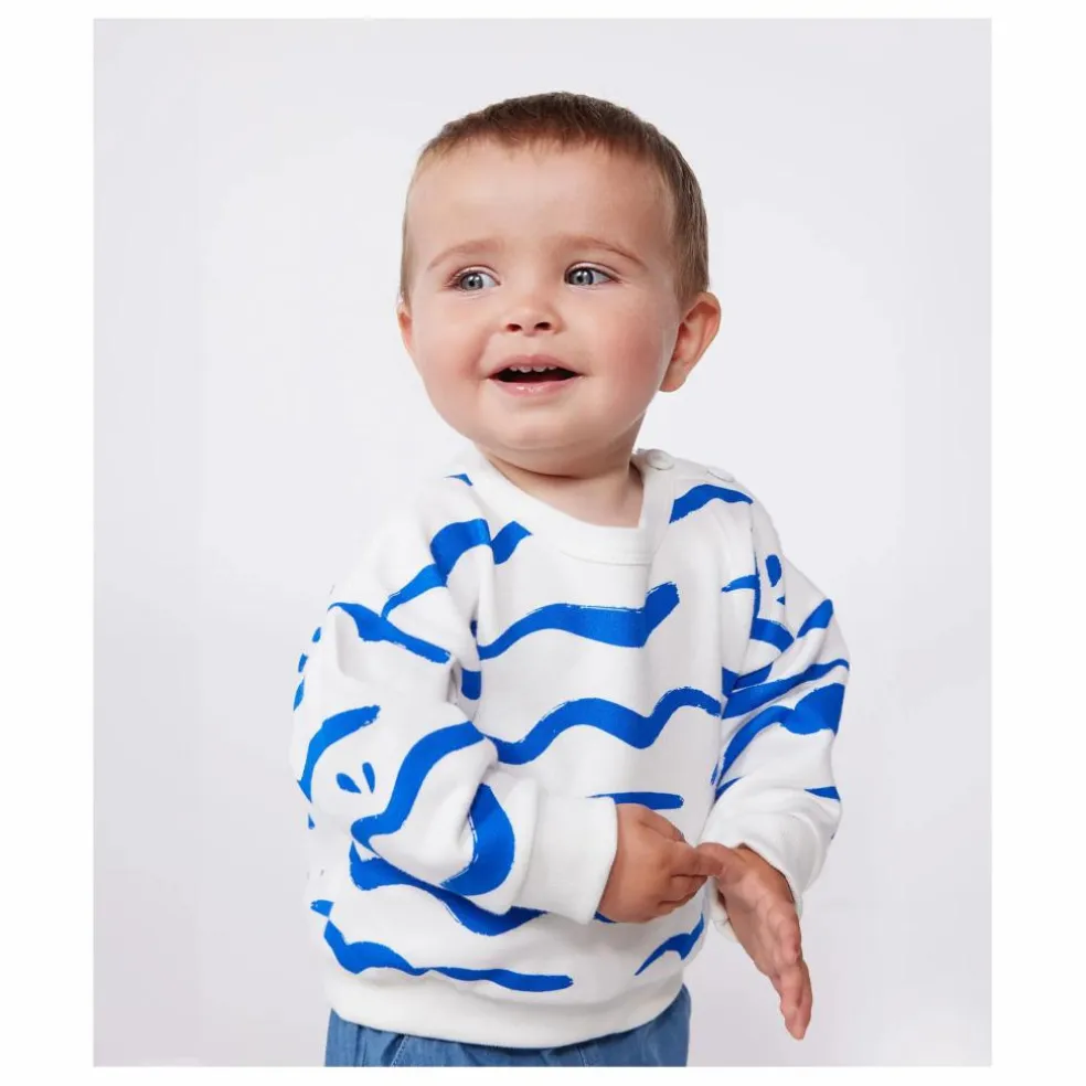 Sweat Bavion Coton Bio | Blanc