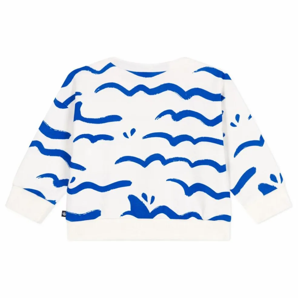 Sweat Bavion Coton Bio | Blanc