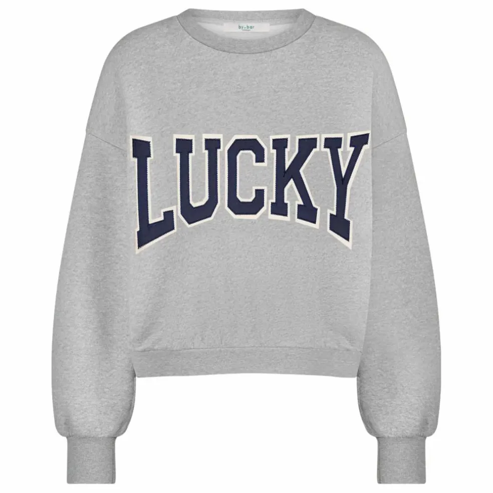 Sweat Bibi Patchwork | Gris chiné