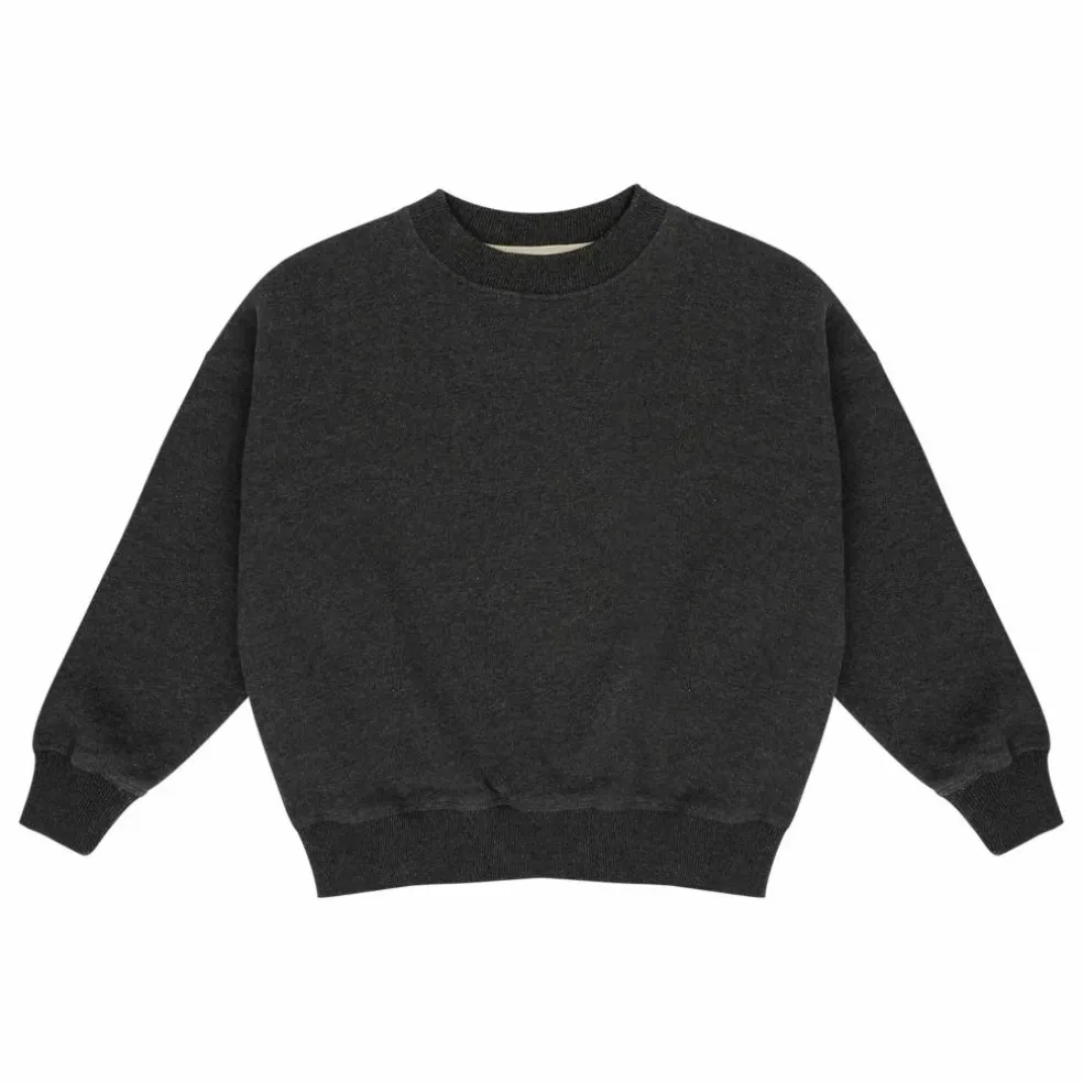 Sweat Bird NR 1 Coton Bio | Gris foncé