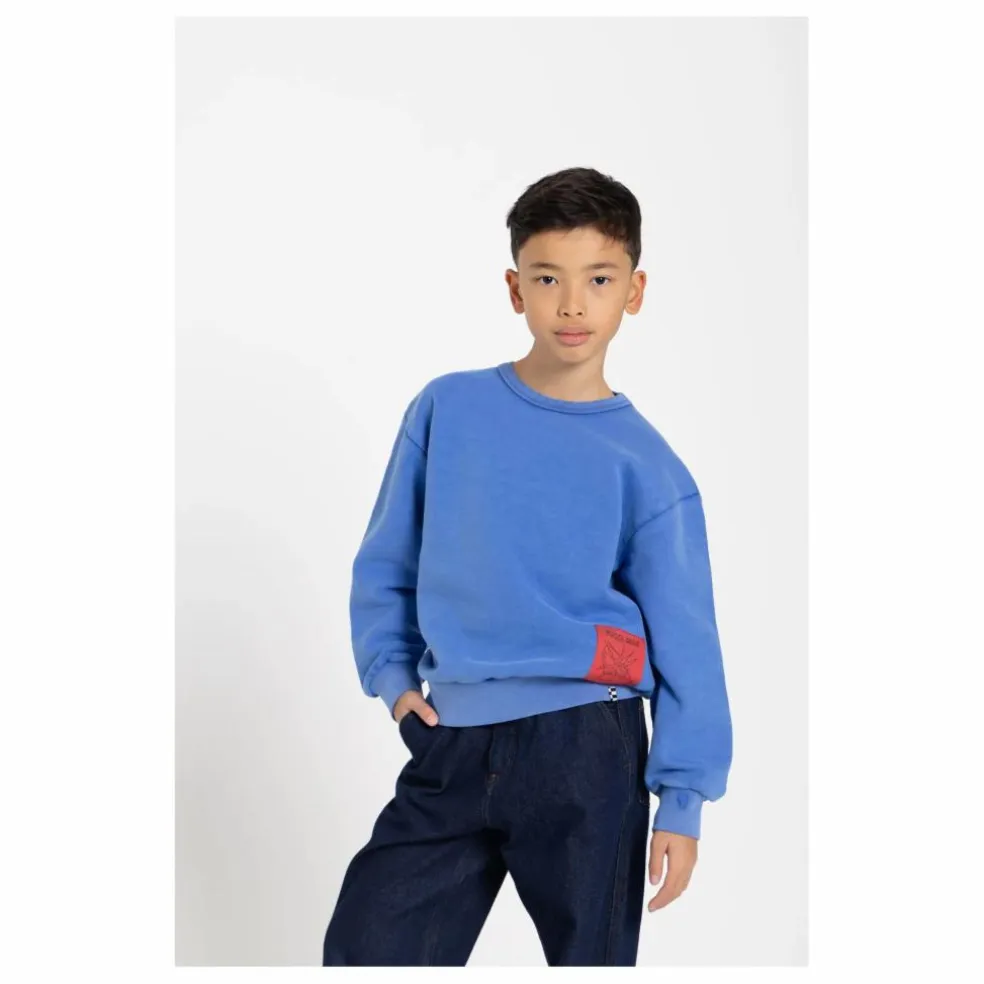 Sweat Blow Coton Bio | Bleu roi