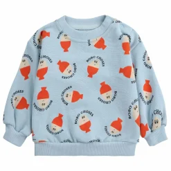 Sweat Bobo Coton Bio | Bleu ciel