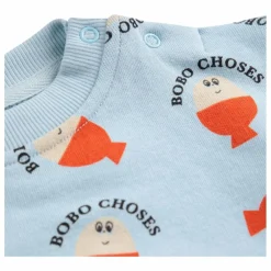 Sweat Bobo Coton Bio | Bleu ciel