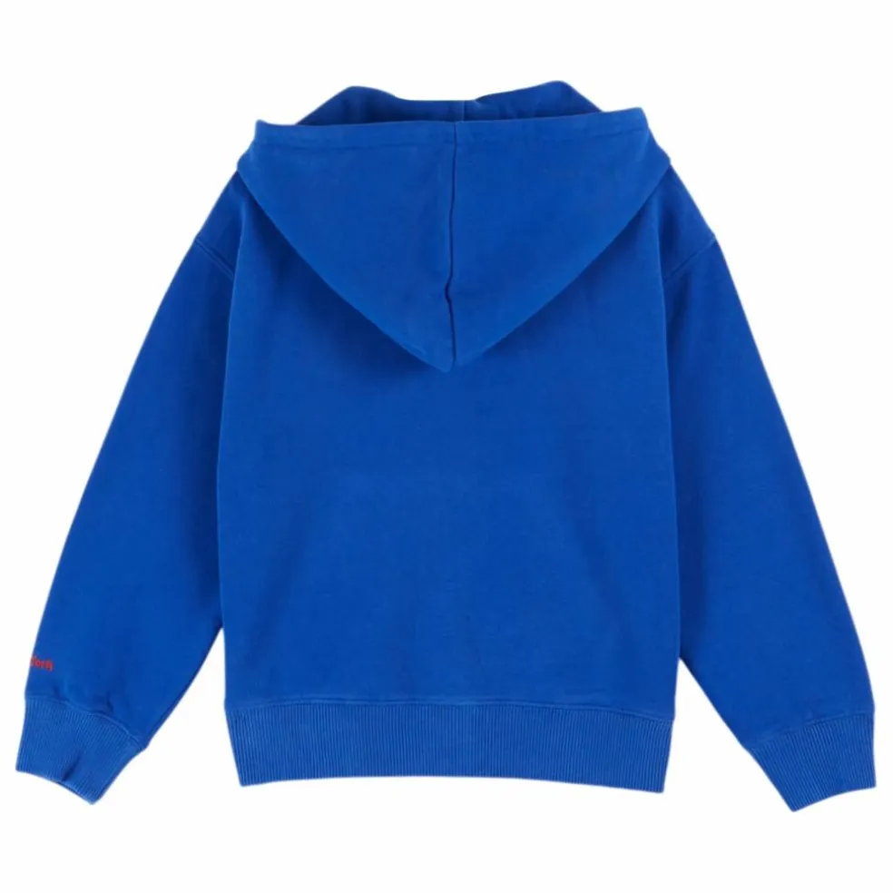 Sweat Bonjour Coton Bio | Bleu roi