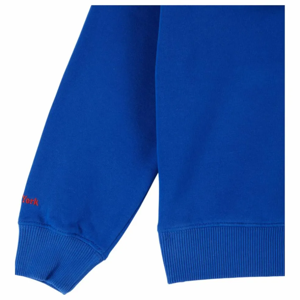 Sweat Bonjour Coton Bio | Bleu roi