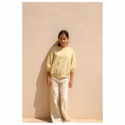 Sweat Boxy | Jaune pâle