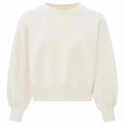 Sweat Boxy Femme Molleton Bio | Blanc cassé