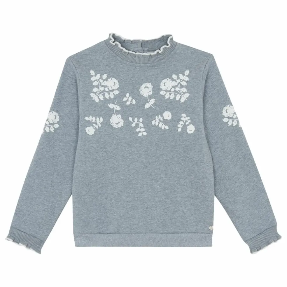 Sweat Brodé | Gris