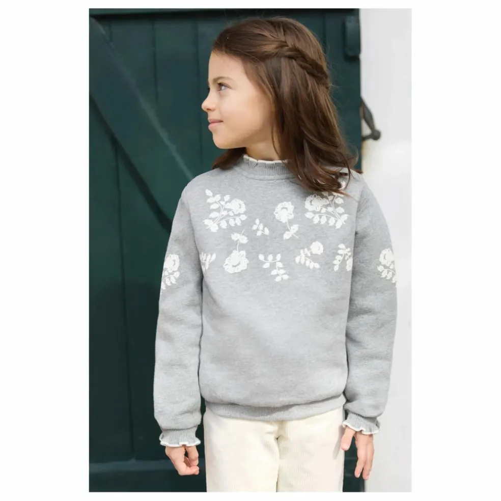 Sweat Brodé | Gris