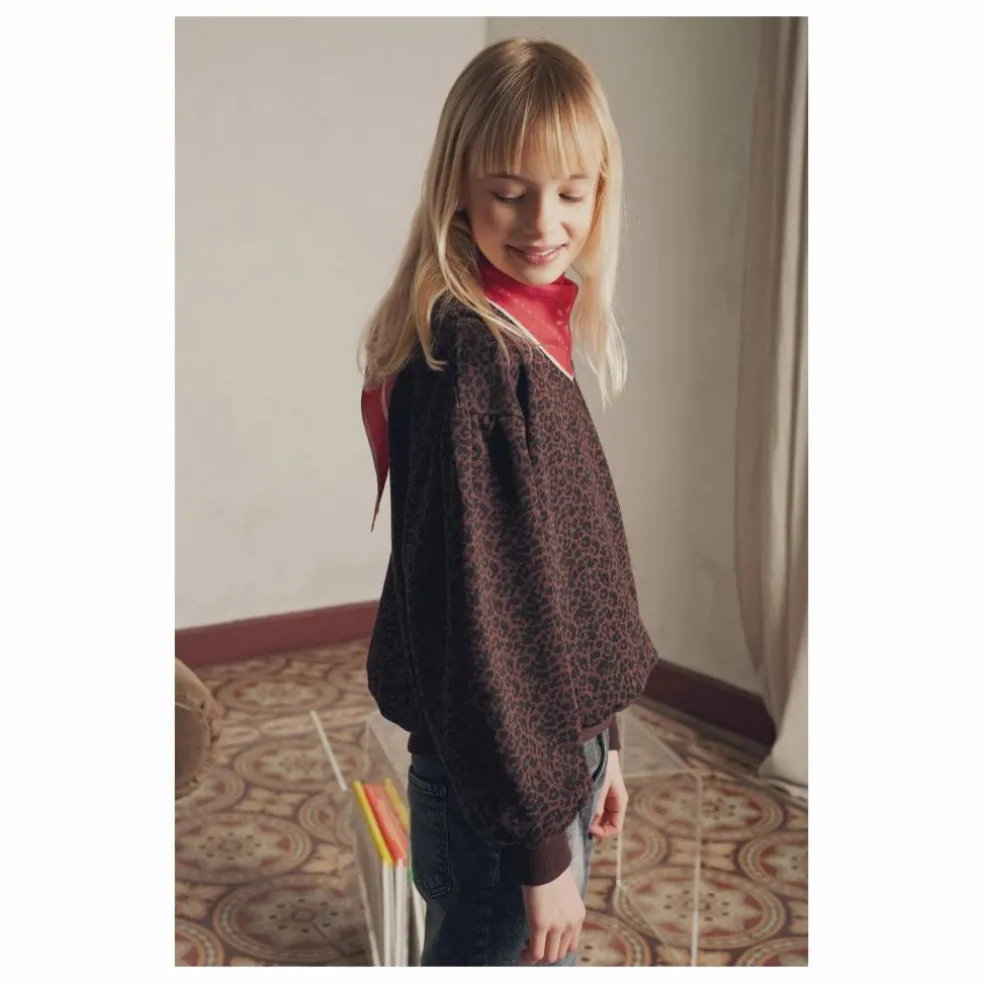 Sweat Bueno Léopard | Marron