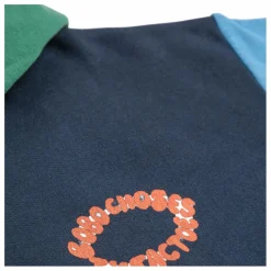 Sweat Capuche Colorblock Coton Bio | Bleu