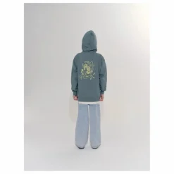 Sweat Capuche Logo | Vert foncé