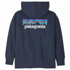 Sweat Capuche Logo Coton Bio | Bleu marine