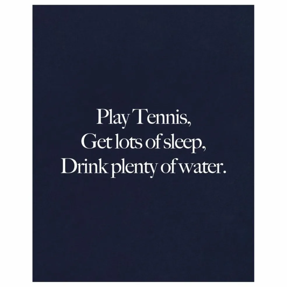Sweat Capuche Play Tennis | Bleu marine