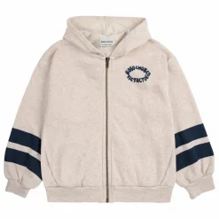 Sweat Capuche Tic Tac Toe Coton Bio | Beige chiné