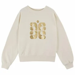 Sweat Carl Sigle Coton Bio | Crème