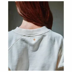 Sweat Carl Sigle Coton Bio | Crème