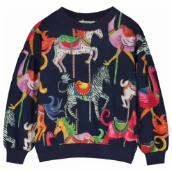 Sweat Carnival AO Coton Bio | Bleu marine