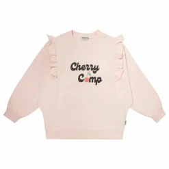 Sweat Cerise Volants | Rose pâle