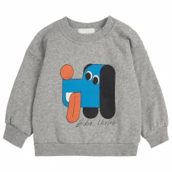 Sweat Chien | Gris chiné