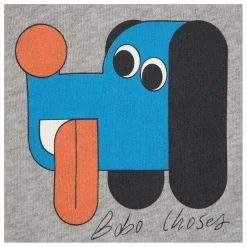 Sweat Chien | Gris chiné