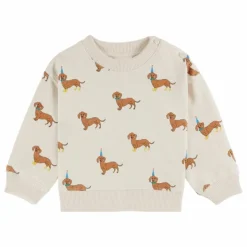 Sweat Chiens Coton Bio | Ecru