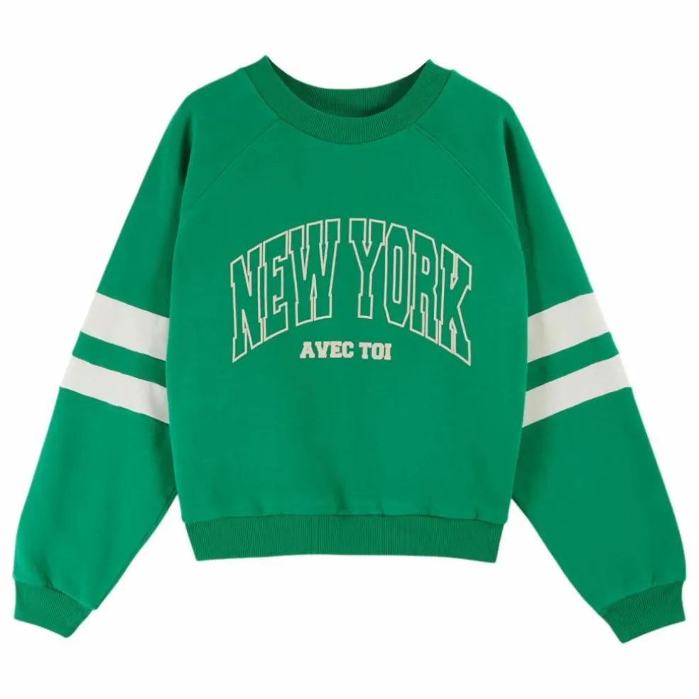Sweat Chris NY Coton Bio | Vert