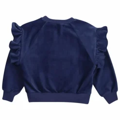 Sweat Clau Velours Coton Bio | Bleu marine