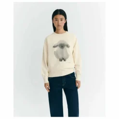 Sweat Cloud Sheep Bonnie Coton Bio | Blanc