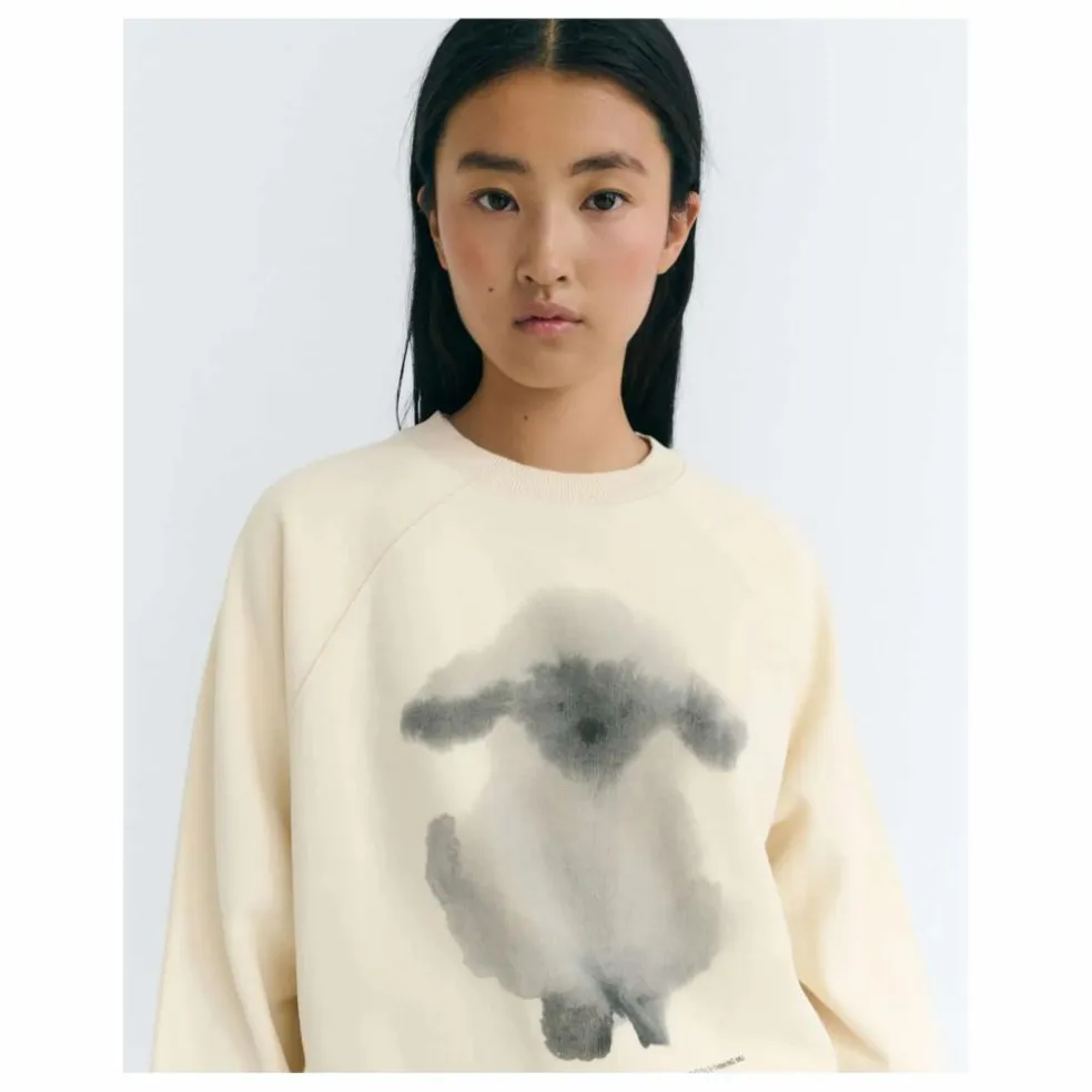 Sweat Cloud Sheep Bonnie Coton Bio | Blanc